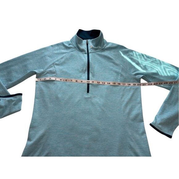 Under Armour Threadborne light blue 1/4 zip pullover - L - Picture 7 of 7